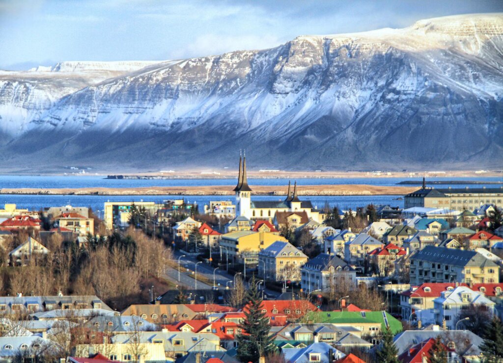 Reykjavik Izlanda Landscape