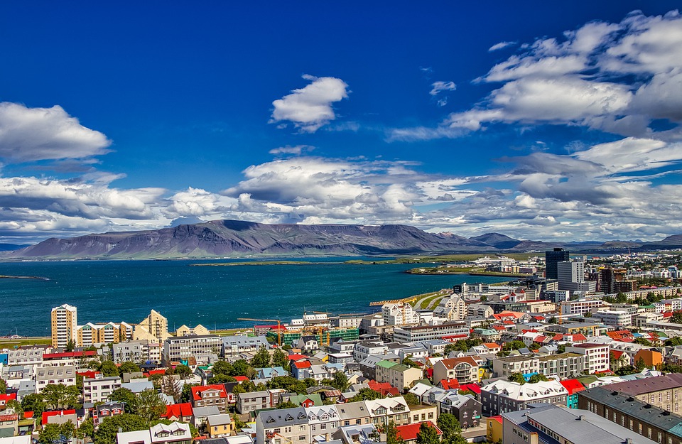 Reykjavik Izlanda Sun