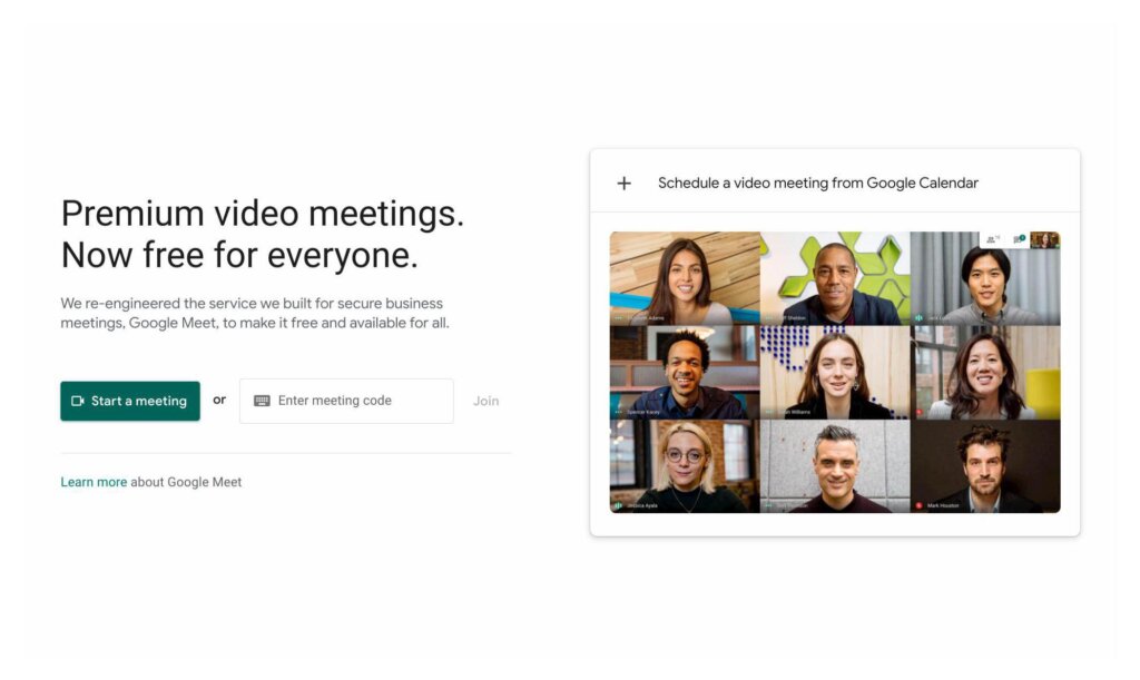 Google Meet Meetings 1 1