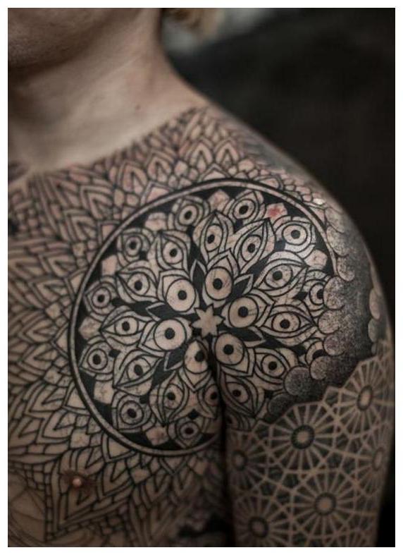 Mandala Pattern Tattoos9