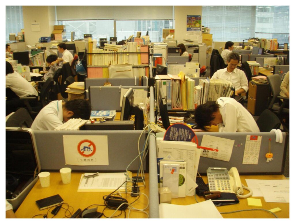 Sleeping At Work In Japan 10