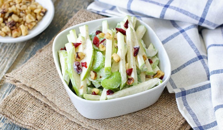 Apple Celery Salad Special for Those Who are Bored of Ordinary Salads
